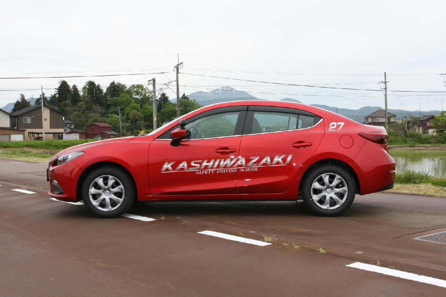 日本初 マツダ新型アクセラ教習車納車 柏崎自動車学校